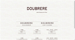 Desktop Screenshot of doubrere.com